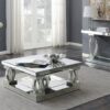 mirrored coffee table