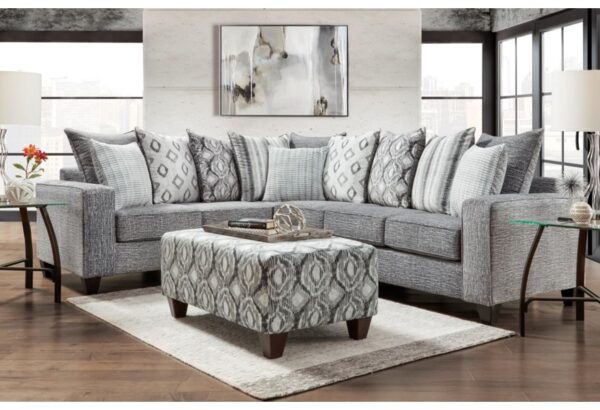 grey 2 piece sectional