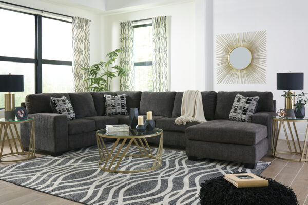 grey sectional with chaise