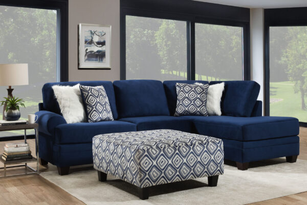 Groovy-Navy Sectional